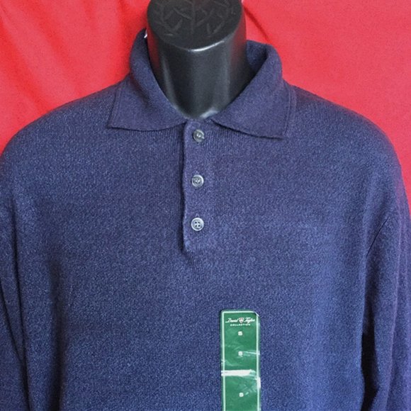 New  David Taylor  men's 100% Acrylic sweater size--S - Picture 2 of 3